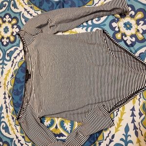 Black and white bodysuit